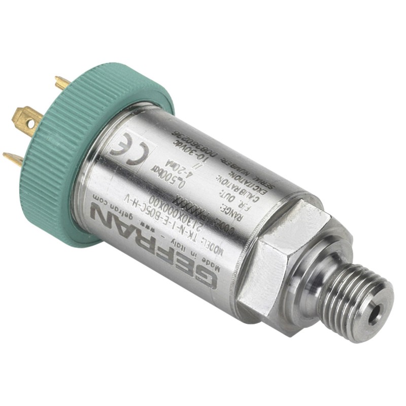 1 pcs - Gefran Pressure Sensor, 0bar Min, 10bar Max, Current, Voltage Output