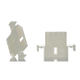 10 pcs - Molex, STANDARD .093' Male Connector Housing, 5.03mm Pitch, 4 Way, 1 Row