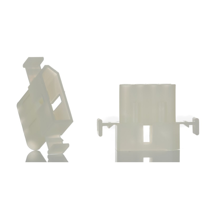 10 pcs - Molex, STANDARD .093' Male Connector Housing, 5.03mm Pitch, 4 Way, 1 Row