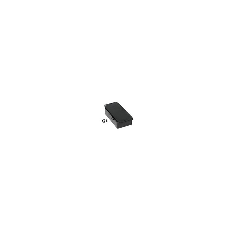 1 pcs : 1591BF2BK - Enclosures, Boxes & Cases ABS w/Bottom Flange 4.4x1.1x2.4' Black