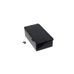 1 pcs : 1591ESFLBK - Enclosures, Boxes & Cases ABS w/Flanged Lid 7.5x4.3x2.2' Black