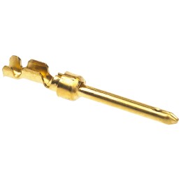 10 pcs - TE Connectivity, AMPLIMITE HDP-20 Series, size 20 Male Crimp D-sub Connector Contact, Gold Signal, 28 - 24 AWG