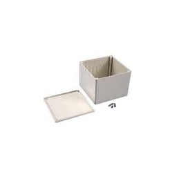 1 pcs : 1591VSGY - Enclosures, Boxes & Cases Multipurpose Plastic 3.5x4.7x4.7' Grey