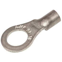 10 pcs - TE Connectivity, STRATO-THERM Insulated Ring Terminal, M5 Stud Size, 0.26mm² to 1.65mm² Wire Size, Grey