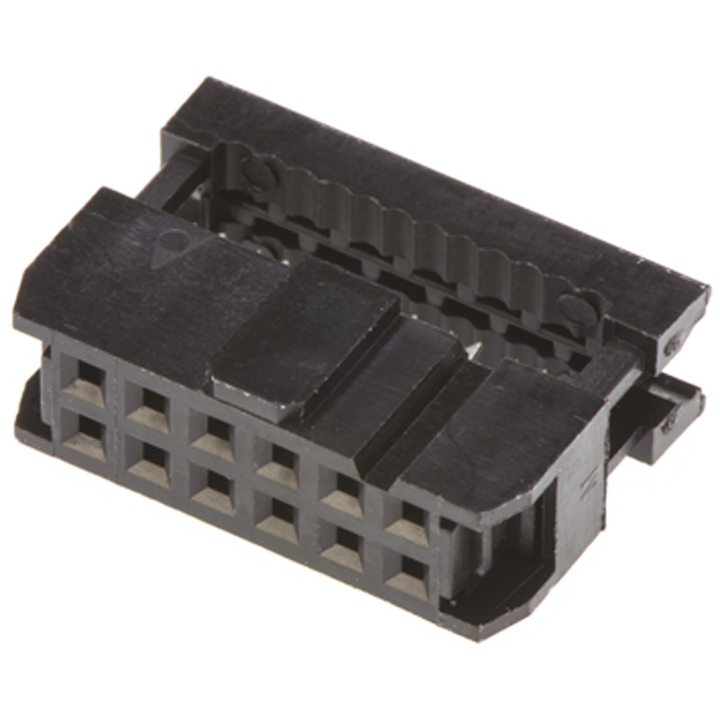1 pcs - Amphenol ICC 12-Way IDC Connector Socket for Cable Mount, 2-Row