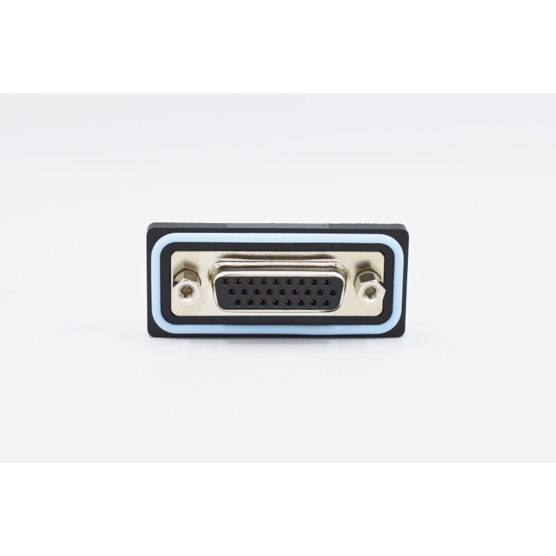 1 pcs - Norcomp HDF 26 Way Solder D-sub Connector Socket, 2.29mm Pitch, with 4-40 Screw Locks