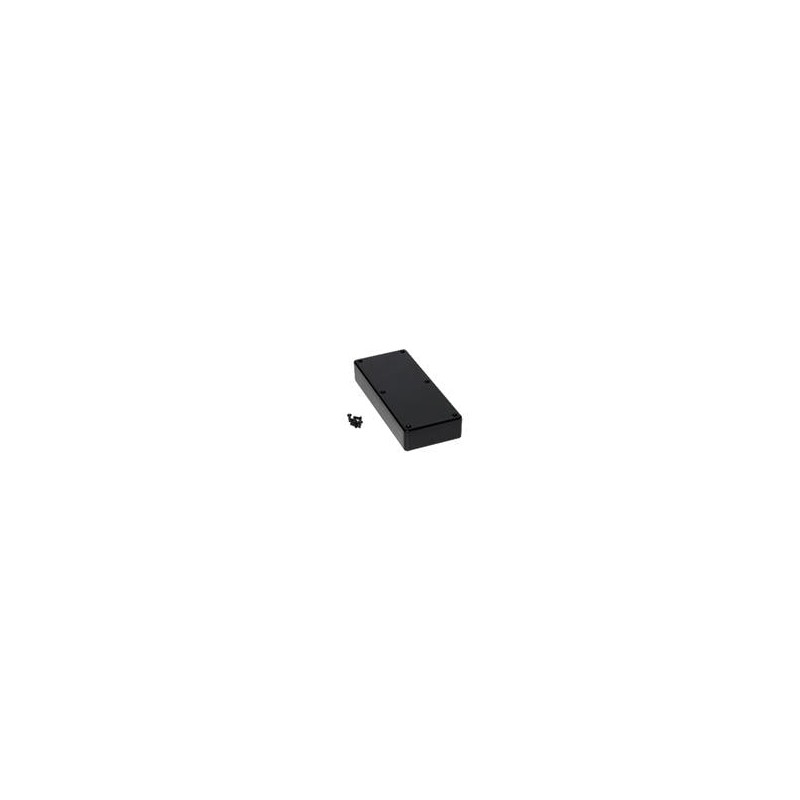 1 pcs : 1591HBK - Enclosures, Boxes & Cases Flame Retardant ABS 1x2.8x6.5' Black