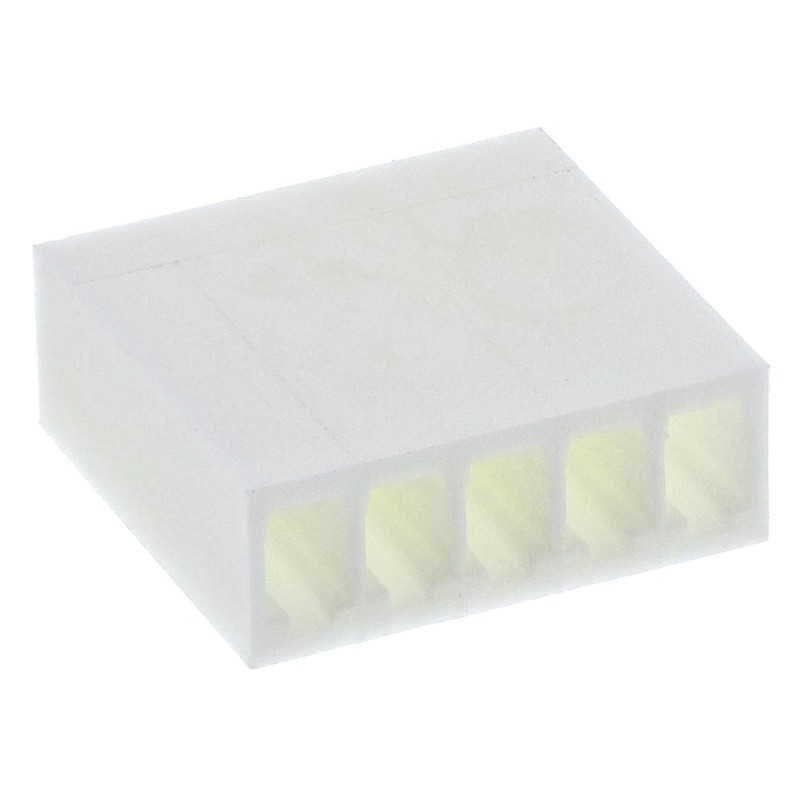 10 pcs - Molex, KK 254 Female Connector Housing, 2.54mm Pitch, 5 Way, 1 Row