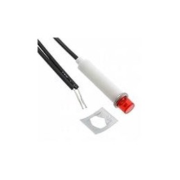 1 pcs : 2150A1 - Panel Mount Indicator Lamps RED DIFFUSED 5/16' MOUNTING HOLE