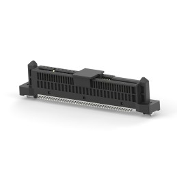 190 pcs - TE Connectivity SAS Series Vertical Surface Mount PCB Connector, 68-Contact, 2-Row, 1.27mm Pitch, Solder Termination