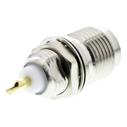 1 pcs - Telegartner, jack Panel Mount TNC Connector, 50Ω, Solder Termination, Straight Body