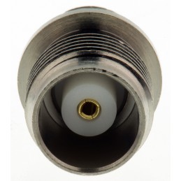 1 pcs - Telegartner, jack Panel Mount TNC Connector, 50Ω, Solder Termination, Straight Body