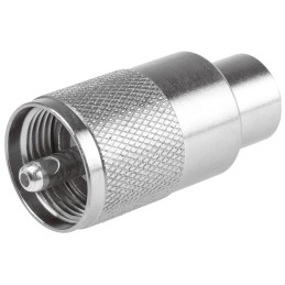 1 pcs - Telegartner, Plug Cable Mount UHF Connector, 50Ω, Straight Body