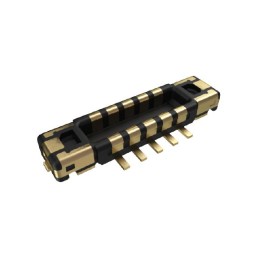 20 pcs - Amphenol ICC 103 Series Vertical Surface Mount PCB Header, 6 Contact(s), 0.35mm Pitch, 2 Row(s), Shrouded