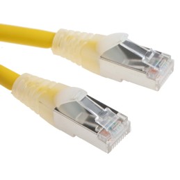 1 pcs - RS PRO Cat6 Male RJ45 to Male RJ45 Ethernet Cable, F/UTP, Yellow LSZH Sheath, 2m