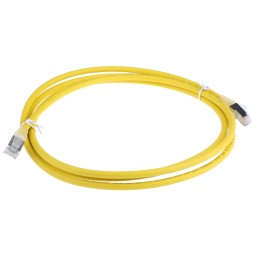 1 pcs - RS PRO Cat6 Male RJ45 to Male RJ45 Ethernet Cable, F/UTP, Yellow LSZH Sheath, 2m