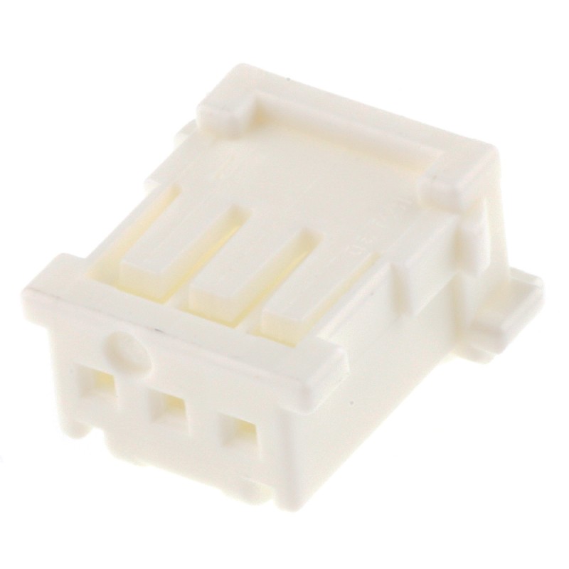 10 pcs - Molex, MicroClasp Female Connector Housing, 2mm Pitch, 3 Way, 1 Row