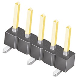 1 pcs - Samtec TSM Series Straight Surface Mount Pin Header, 5 Contact(s), 2.54mm Pitch, 1 Row(s), Unshrouded