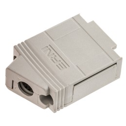 1 pcs - ERNI KSG 200 Series PC Right Angle D Sub Backshell, 9 Way