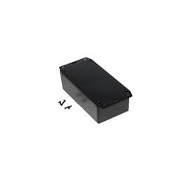 1 pcs : 1591XXDFLBK - Enclosures, Boxes & Cases FR ABS w/Flanged Lid 6x3.2x1.8' Black