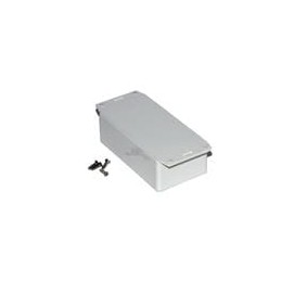 1 pcs : 1591CF2GY - Enclosures, Boxes & Cases ABS w/Bottom Flange 4.7x1.4x2.6' Grey