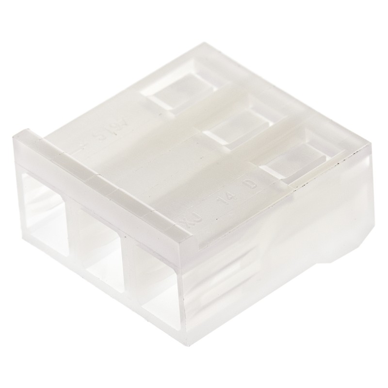 10 pcs - Molex, SPOX Female Connector Housing, 5.08mm Pitch, 3 Way, 1 Row