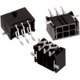 200 pcs - Wurth Elektronik WR-MPC3 Series Right Angle PCB Header, 12 Contact(s), 3.0mm Pitch, 2 Row(s), Shrouded