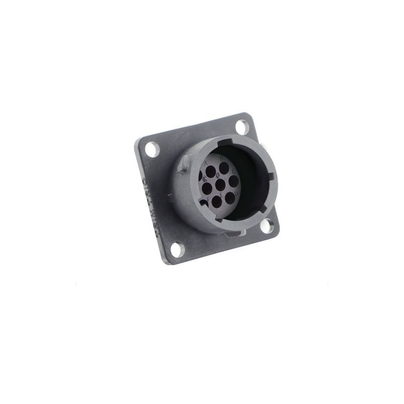 1 pcs - Souriau Circular Connector, 10 Contacts, Cable Mount, Socket
