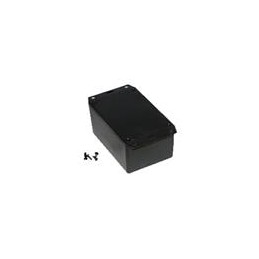 1 pcs : 1591XXTFLBK - Enclosures, Boxes & Cases FR ABS w/Flanged Lid 4.8x3.2x2.2' Black