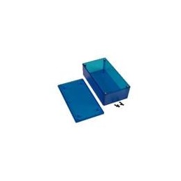 1 pcs : 1591XXDTBU - Enclosures, Boxes & Cases Translucent Blue Box 6x3.2x1.8' ABS