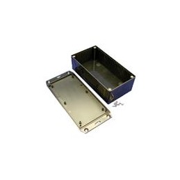 1 pcs : 1591DFLBK - Enclosures, Boxes & Cases FR ABS w/Flanged Lid 5.9x3.2x1.8' Black