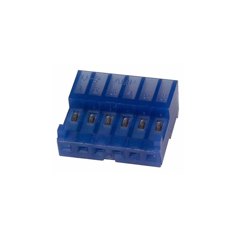 10 pcs - TE Connectivity 8-Way IDC Connector Socket for Cable Mount, 1-Row