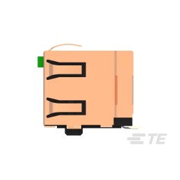 200 pcs - TE Connectivity 6339191 Series Female RJ45 Connector, PCB Mount, Cat5