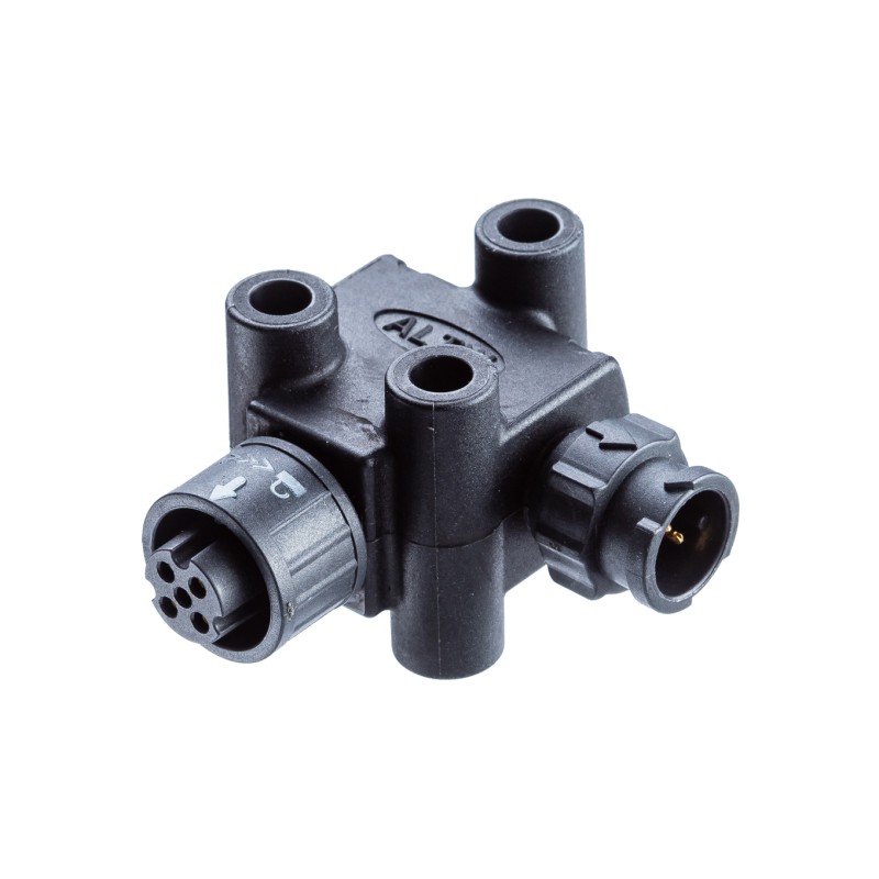 1 pcs - Amphenol Right Angle 5 Pole Socket Adapter