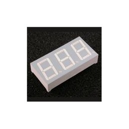 1 pcs : BC56-11GWA - LED Displays & Accessories Tri Green 568nm Common Cathode