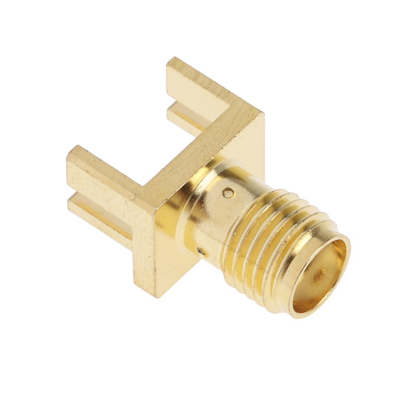 1 pcs - RS PRO, jack Edge Mount SMA Connector, 50Ω, Solder Termination, Straight Body