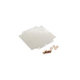 1 pcs : 1590ZGRP161PL - Enclosures, Boxes & Cases GalvanizedSteelPanel For 1590ZGRP161