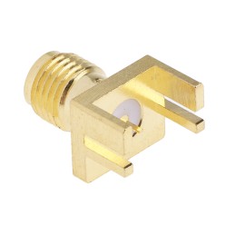 1 pcs - RS PRO, jack Edge Mount SMA Connector, 50Ω, Solder Termination, Straight Body