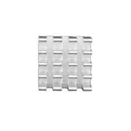 1 pcs : 3082 - Raspberry Pi Accessories Aluminum Heat Sink for Raspberry Pi 3 or 4 - 15 x 15 x 15mm
