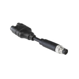 1 pcs - Bulgin Tee Male Pole M8 Plug to 6 Pole M8 Plug Adapter