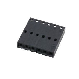 10 pcs - Molex, SL Female Connector Housing, 2.54mm Pitch, 6 Way, 1 Row