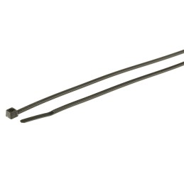 1 Bag of 100 - HellermannTyton Cable Tie, UV Resistant, 200mm x 2.5 mm, Black Polyamide 6.6 (PA66), Pk-100