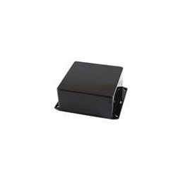 1 pcs : 1591UFLBK - Enclosures, Boxes & Cases FR ABS w/Flanged Lid 4.7x4.7x2.2' Black