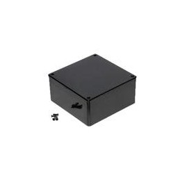 1 pcs : 1591UBK - Enclosures, Boxes & Cases Flame Retardant ABS 2.2x4.7x4.7' Black