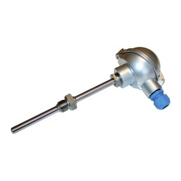 1 pcs - Electrotherm PT100 RTD Sensor, 11mm Dia, 200mm Long, G1/2, W0.3 +500°C Max
