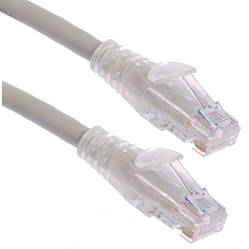 1 pcs - RS PRO Cat6 Male RJ45 to Male RJ45 Ethernet Cable, U/UTP, Grey PVC Sheath, 5m