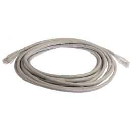 1 pcs - RS PRO Cat6 Male RJ45 to Male RJ45 Ethernet Cable, U/UTP, Grey PVC Sheath, 5m