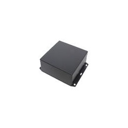 1 pcs : 1591XXUFLBK - Enclosures, Boxes & Cases ABS W/FLANGED LID 4.9x4.9x2.25' BLACK