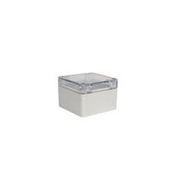 1 pcs : PN-1331-AC - Enclosures for Industrial Automation IP68 NEMA 6P Box with Clear Cover (3.2 X 3.2 X 2.2 In)