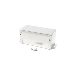 1 pcs : 1411FBKU - Enclosures, Boxes & Cases Utility Enclosure - 5.0 x 2.2 x 2.2' - Unfinished Aluminum w /Flanges